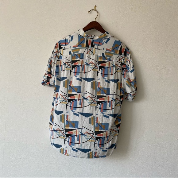 Danish 🇩🇰 men’s casual shirt, 80’s print - Picture 4 of 4